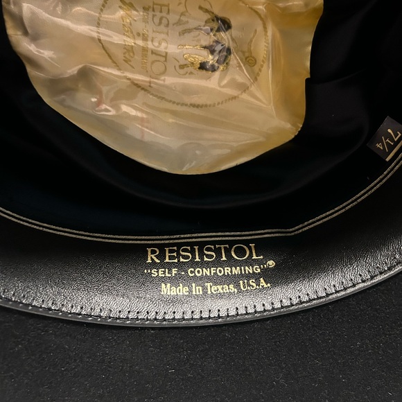 Resistol 4 XXXX Beaver Cowboy Hat - size 7 1/4 Long Oval - Picture 8 of 10